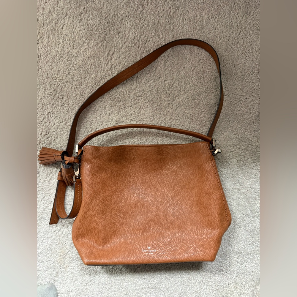 Kate Spade Brown Leather Shoulder Bag